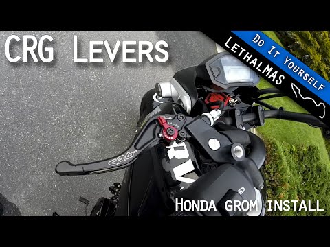 Honda Grom CRG Lever Install