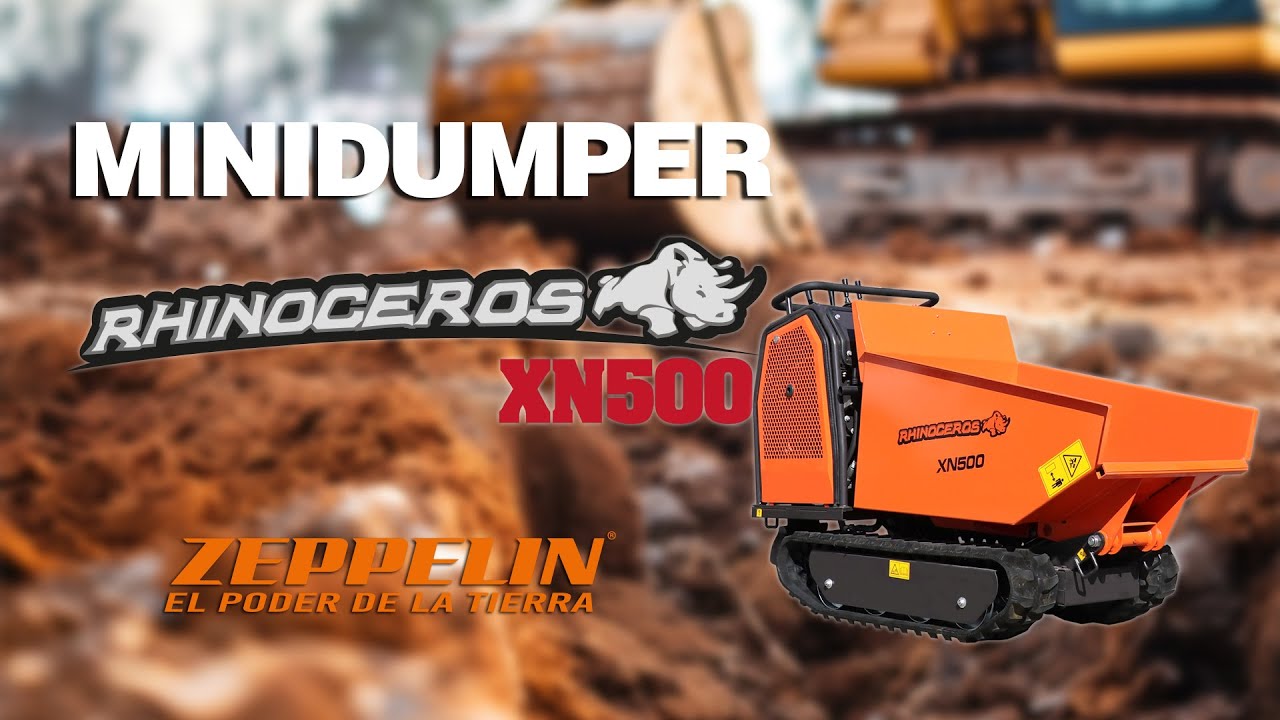 Міні-самоскид Zeppelin Двигун Rhinoceros XN500 B&S 10 к.с