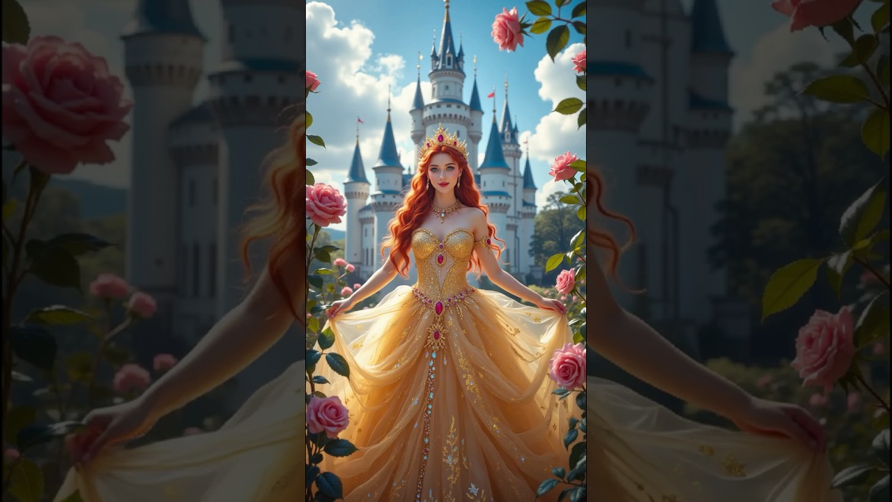 ✨Royal Princess in Dream Couture 👑 | Fairy Tale Fashion Fantasy 🌹