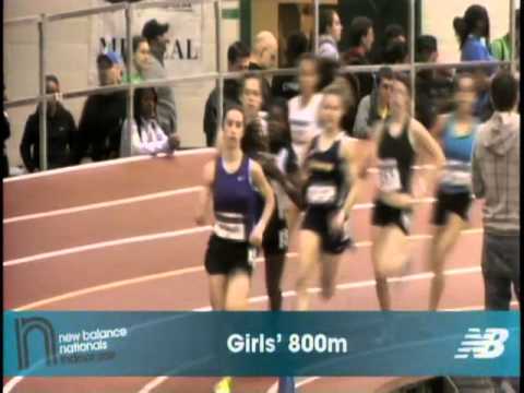 Girls 800m Heat 1 - New Balance Indoor Nationals 2011