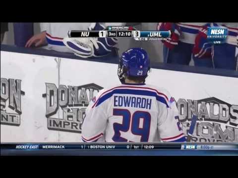 Northeastern at UMass Lowell Goal Highlights - 01/27/2017