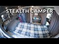 Ultimate Stealth Camper Van Tour Nissan NV200 Self Converted Build Walkthrough