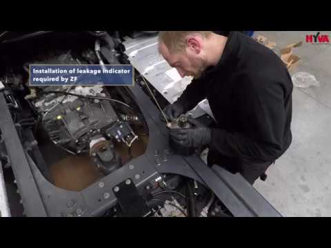 How to mount tipping hydraulic system on a tractor (HYVA hydraulic wet-kit)