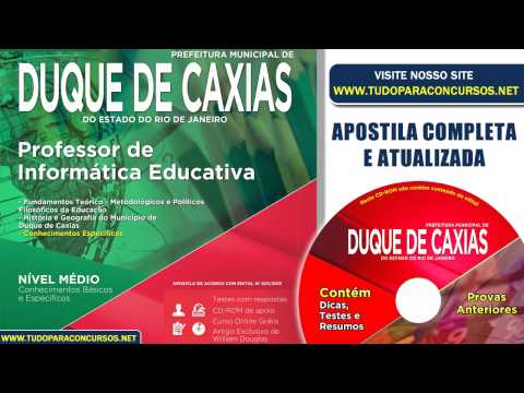 Apostila Duque de Caxias - RJ - Professor de Informática Educativa 2015
