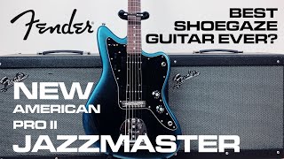 Video thumbnail for NEW FENDER AMERICAN PROFESSIONAL II JAZZMASTER GUITAR by pedal partners