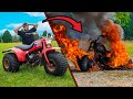 My NEW Three Wheeler Caught On FIRE