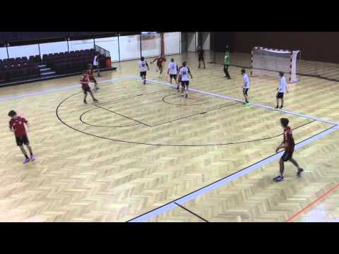 13/12/2014 WAT Fünfhaus U20 - Gänserndorf U20: Handball-Goalkeeper HARTWEIN Christoph