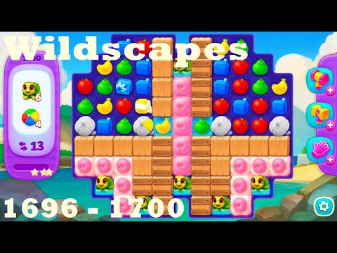 Wildscapes Level 1696 - 1700 HD Walkthrough | 3 - match game | gameplay | android | ios | pc | app
