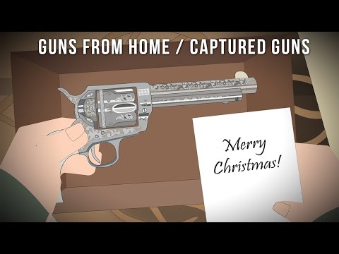 Why did Soldiers use guns from home or captured weapons?