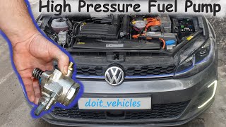 HPFP removal Volkswagen GTE 1.4 TSI ( replacement , live data )
