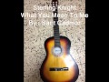 Sterling Knight-What You Mean To Me // Live ...