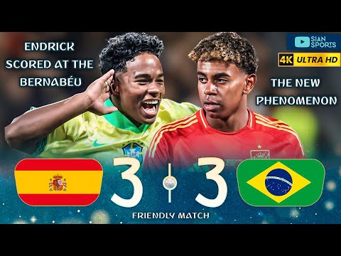 ENDRICK CAME IN TO SCORE HIS FIRST GOAL AT THE SANTIAGO BERNABÉU AND WAS A STANDING APPLAUD!