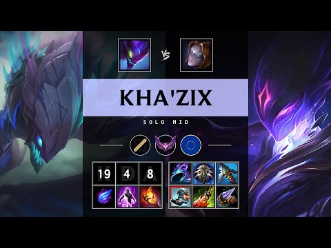 Kha'Zix Mid vs Orianna - EUW Master Patch 25.13