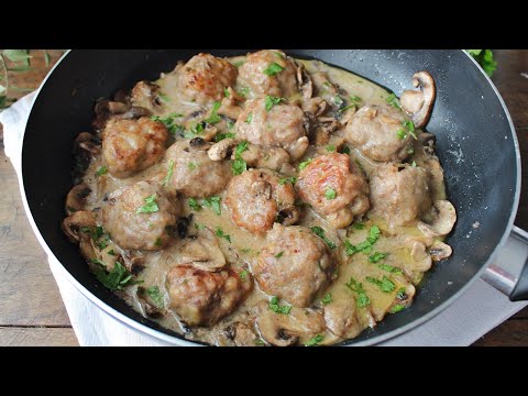 POLPETTE FACILI, MORBIDE E CREMOSE ai funghi