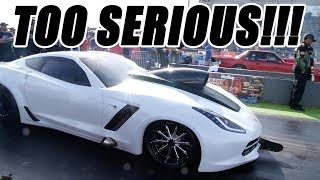 THE BADDEST AND FASTEST SMALL BLOCK NITROUS GRUDE CAR EVER AT LIGHTS OUT 10!