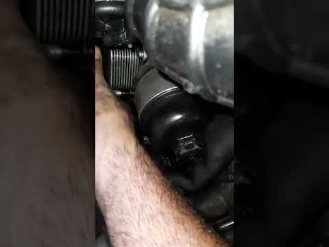 oil cooler removing