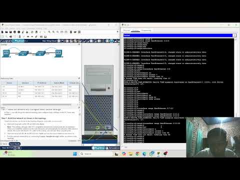 3.4.6 Lab - Configure VLANs and Trunking