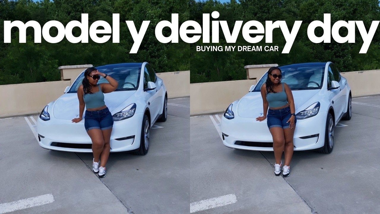 Tesla Model Y Delivery Day 2024 Vlog: My Dream Car + Essential Tesla Accessories