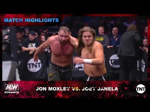 Jon Moxley has to put up with Joey Janela’s bites & bad choices in an unorthodox AEW match