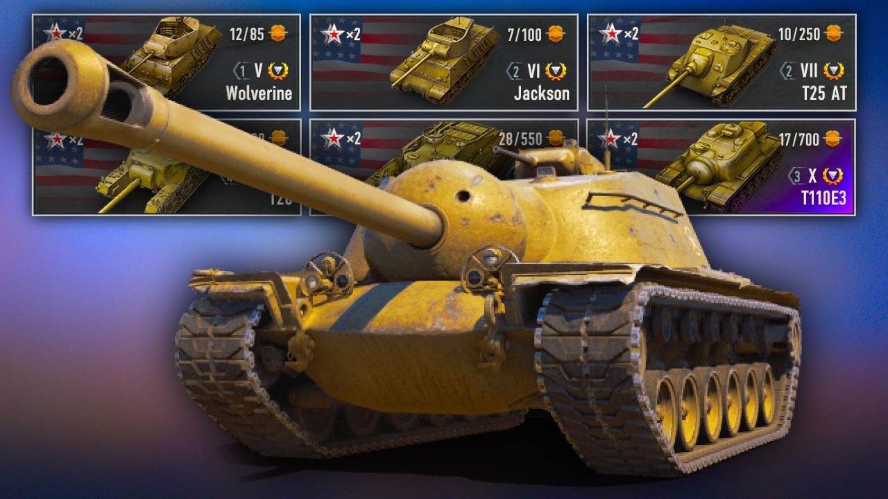 The T110E3 Tech Tree can be PAINFUL!