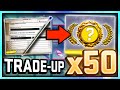 50 GOLD TRADE UPS IN 1 VIDEO 250x REDS