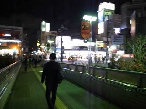 2018 大井町駅隣の夜風景 Walking Along Beside Oimachi Station at Night 181116