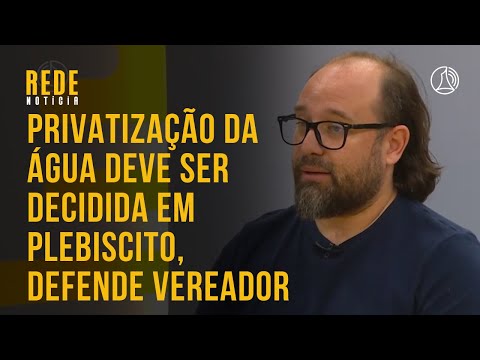 VEJA: Vereador propõe plebiscito sobre VENDA da COPASA