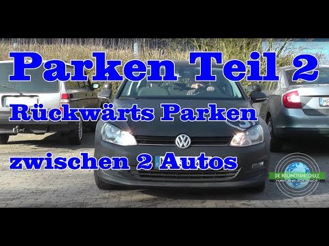 Parking Part 2 - Reversing in the parking lot - Test drive - Basic driving task - Driving lesson