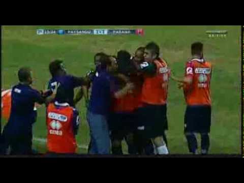 Golaço de Marcos Paraná, Paysandu 2x1 Paraná 06.06.2015, Brasileirão Série B 2015