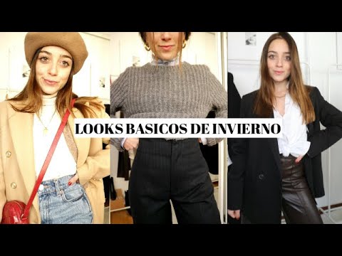 IDEAS OUTFITS BASICOS DE INVIERNO 2021 | inspo ✨