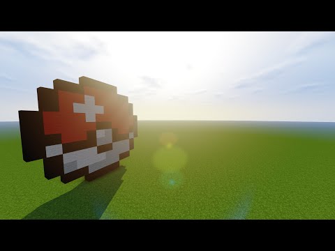 Minecraft Pixel Art ITA: "Pokè Ball" TUTORIAL
