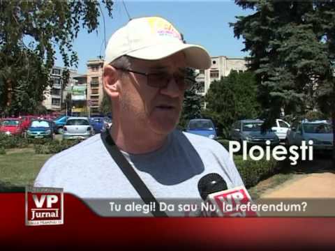 Tu alegi! Da sau Nu, la referendum?