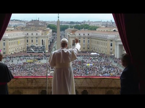 Pope Leo XIV holds first Regina Coeli prayer in St. Peter’s square | AFP
