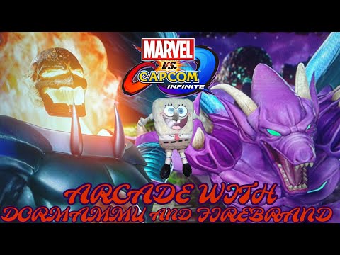 SpongeBob Plays Marvel vs Capcom Infinite - Part 13 (Arcade With Dormammu and Firebrand)