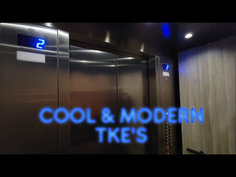 Cool & Modern Dover (mb. TKE) Traction Elevators | Heathman Hotel | Portland, OR