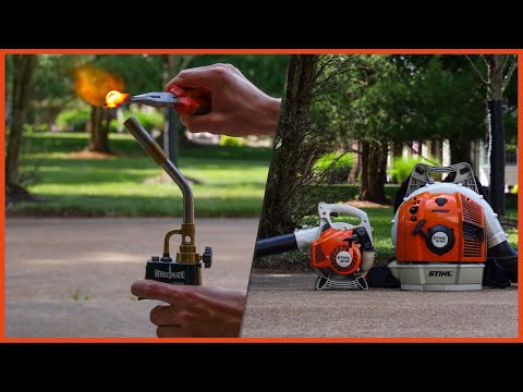 How to clean the spark arrestor on Stihl BG55 and BR600 blowers
