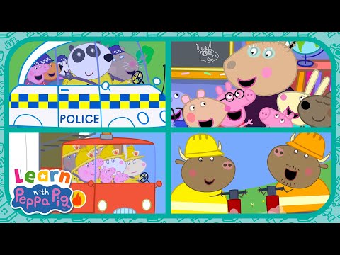 Community Helpers and Volunteers 🚒 Educational Videos for Kids 📚 Learn With Peppa Pig