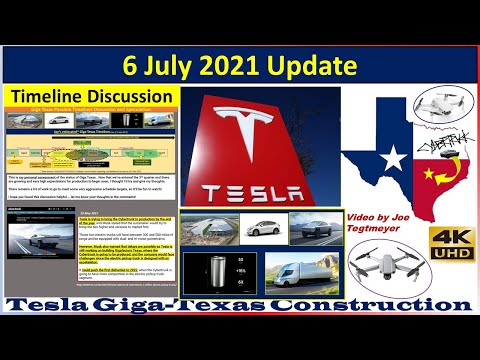 Tesla Gigafactory Texas 6 July 2021 Cyber Truck & Model Y Factory Construction Update (07:30AM)