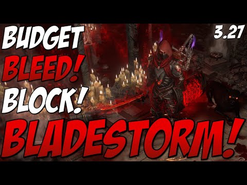Shin's BUDGET, BLEED! BLOCK! BLADESTORM! - PoE1 - Build Guide