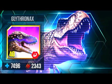 SOLO BATTLE GLYTHRONAX, YUDON CENOZOIC TOURNAMENT PVP (JURASSIC WORLD)