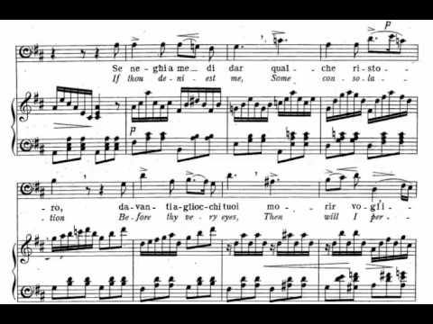 Deh vieni alla finestra (Don Giovanni - W. A. Mozart) Score Animation