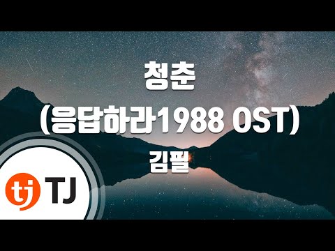 [TJ노래방] 청춘(응답하라1988 OST) - 김필(Feat.김창완) / TJ Karaoke