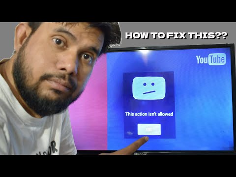 How to Fix Youtube Error “This action isn’t allowed” in Any Smart TV | AMTVPRO