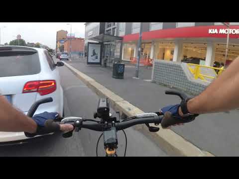 Cycling in Milano - Corvetto Rush Hour September 2019