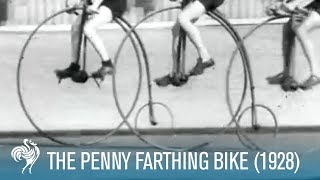 The Penny Farthing Bike Race in Herne Hill, London 1928