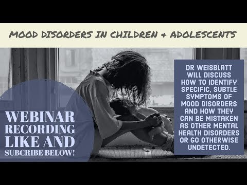 Mood Disorders in Children & Adolescents  Clinical and Subclinical