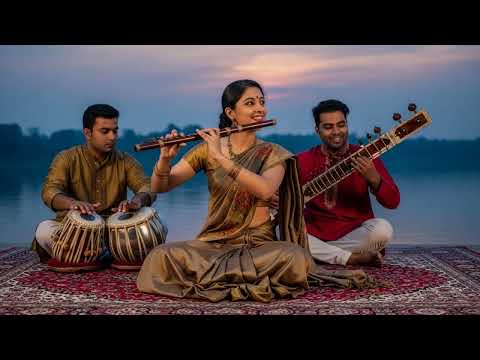 Riverside Raga – A Soulful Flute Dance at Sunset