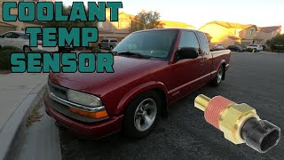 Coolant Temperature Sensor Change on a 2003 S10.