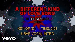 Cher - A Different Kind Of Love Song (Karaoke)