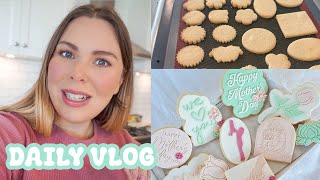 Cookie baking, low buy talk & Mother's Day cookies